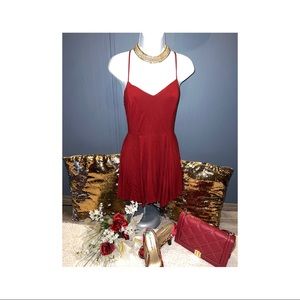 Burgundy Sexy Dress